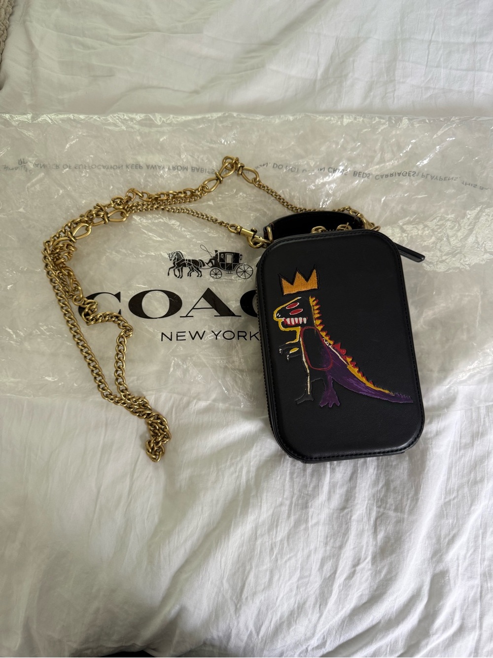 Coach Jean-Michel Basquiat Leather Bag